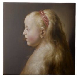A Young Blonde Girl (von Jan Lievens) Fliese