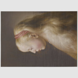 A Young Blonde Girl (von Jan Lievens) Seidenpapier