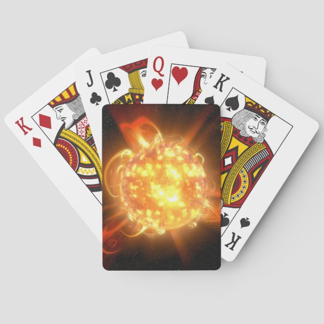 A Young Red Zwarf Spielkarten (Rückseite)