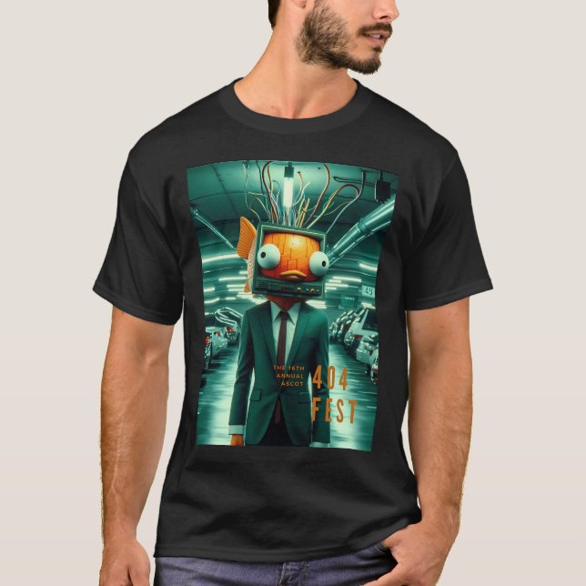 â€ž404: Fish Outta Buffer (Lagpool v10.0 wurde ges T-Shirt (Vorderseite)