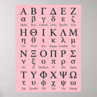 A-Z Altgriechisches Alphabet Buchstaben In Reihenf