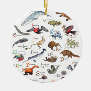 A-Z der fantastischen Tiere Keramikornament