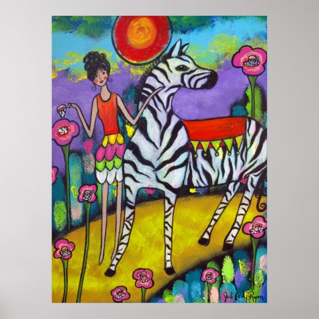 A Zebra Tee Party Poster (Vorne)