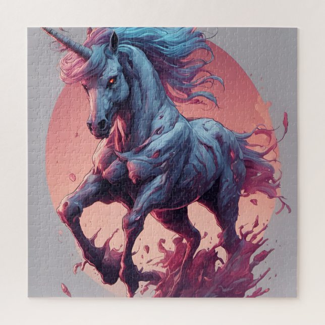 A Zombie Unicorn Poster Puzzle (Vertikal)