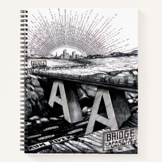 AA-Brücke zur Vernunft Notizbuch