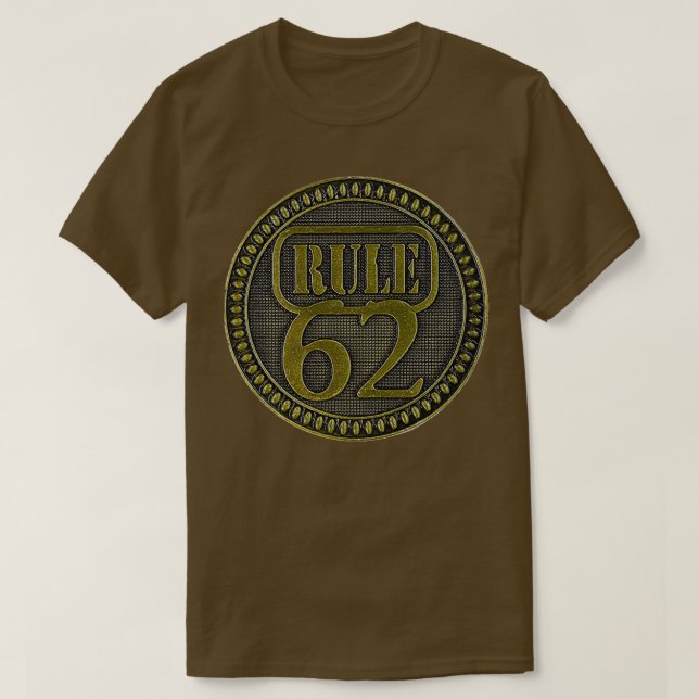 AA Rule 62 Button T-Shirt (Design vorne)