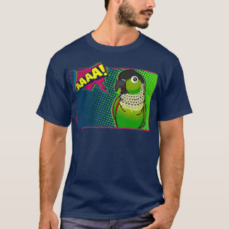 AAAAAAA Black Capped Conure Comic T-Shirt