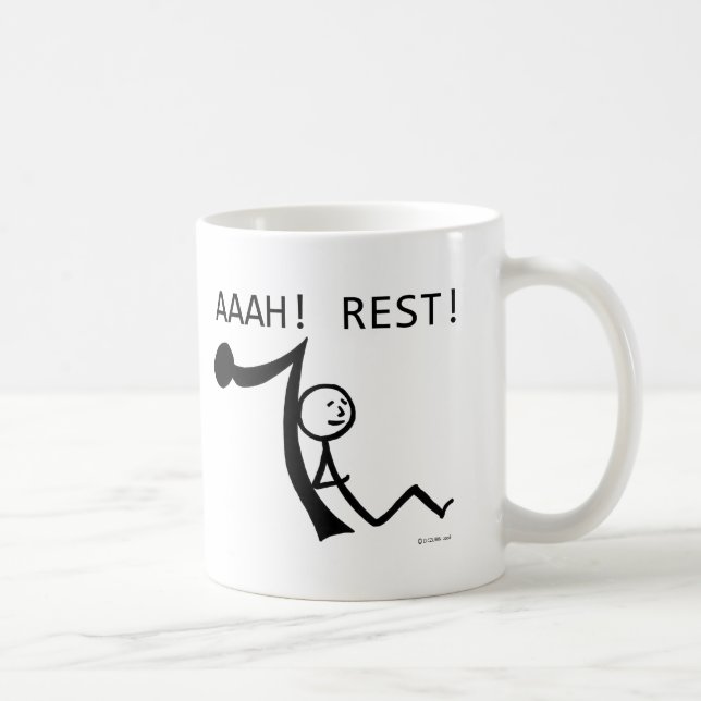 Aaah Erholung! Tasse (Rechts)