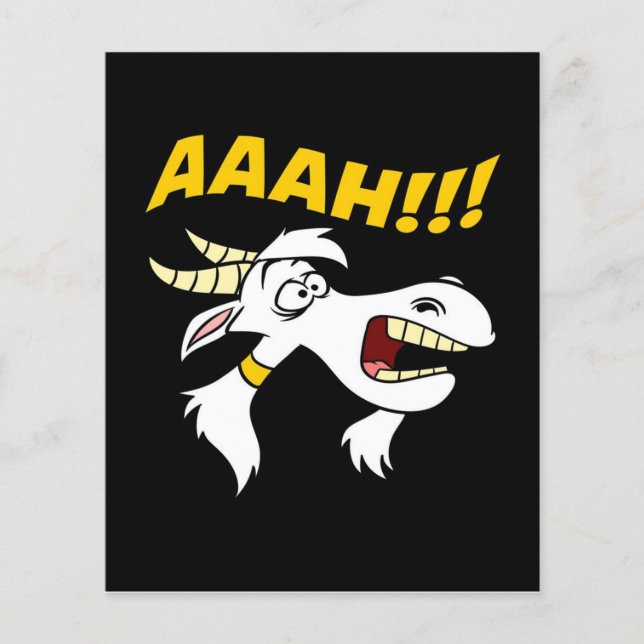 AAAH! Funny Screend Goat Spaß Meme| (Vorderseite)