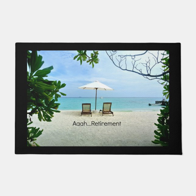 Aaah... Pension, beliebtes Design. Fußmatte (Vorderseite)