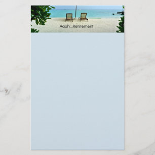 Aaah... Ruhestand Briefpapier