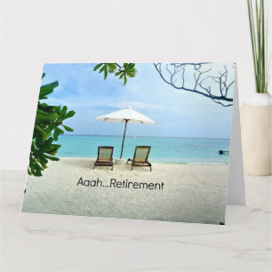 Aaah... Ruhestand Karte