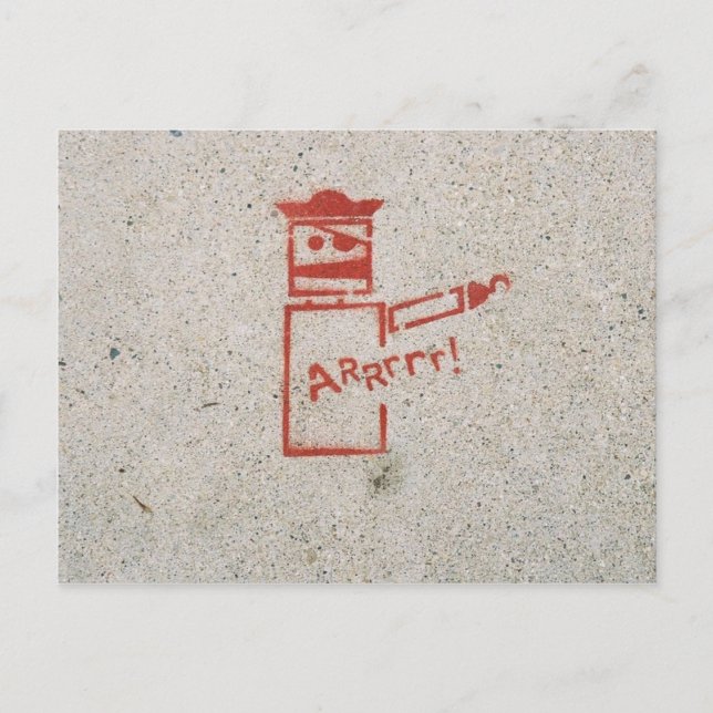 Aaarrr! Postkarte (Vorderseite)