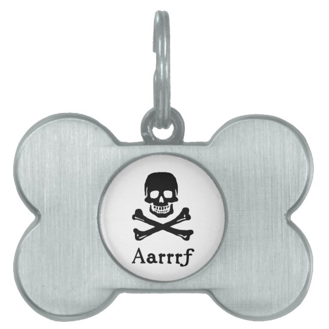Aaarrrf Pet Tag Tiermarke (Vorderseite)