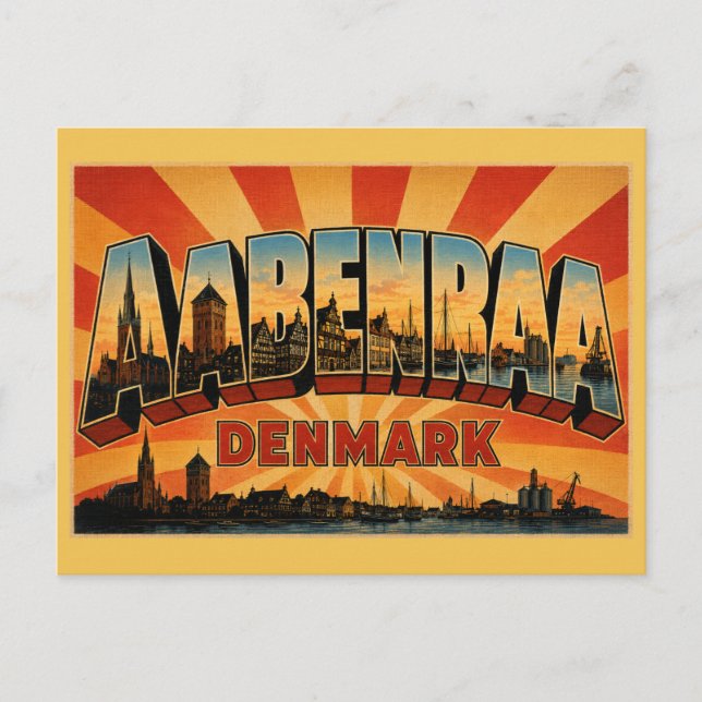 Aabenraa Dänemark Kirche Postkarte (Vorderseite)