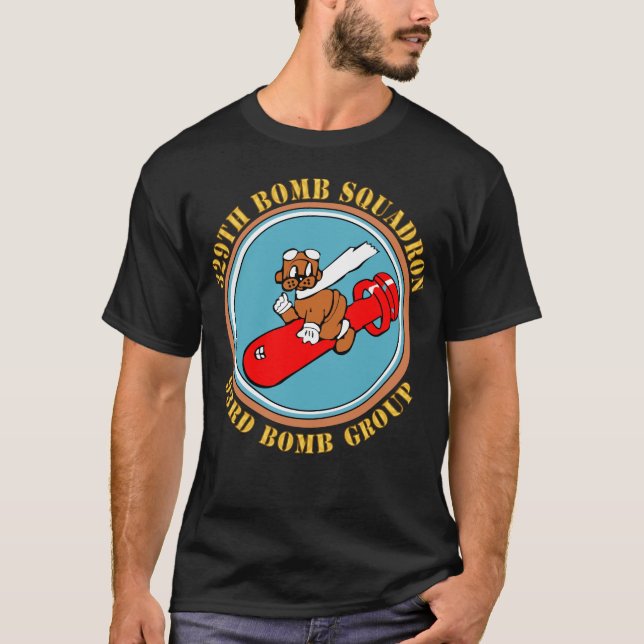 AAC - 329. Bomb Squadron,93. Bomb Group - Zweiter  T-Shirt (Vorderseite)