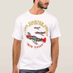 AAC - 332. Kampfgruppe - 12. AF - Rote Schwanz T-Shirt