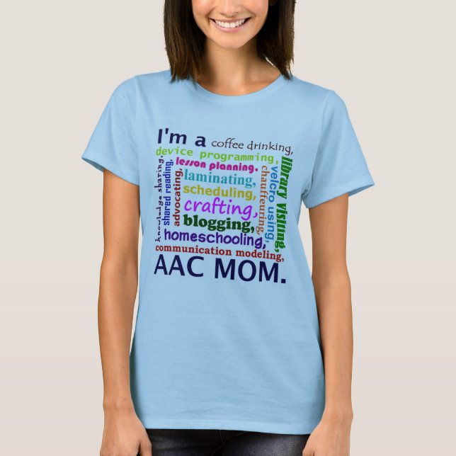 AAC Hausschulung Mama 3/4 - Sieb Plus Größe T-Shirt (Vorderseite)