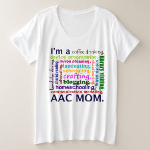 AAC Homeschooling Mama Große Größe T-Shirt