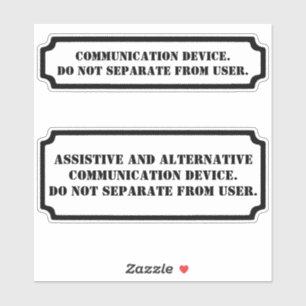 AAC nicht schwarz wegnehmen Aufkleber