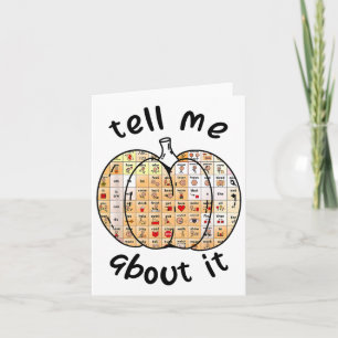 Aac Pumpkin erzähle mir von der Sprech-Pathologie Karte