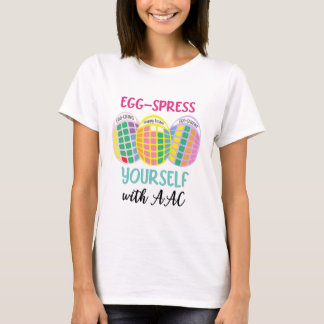 AAC-Shirt "EGG-spress yourself" Osterei-Design T-Shirt