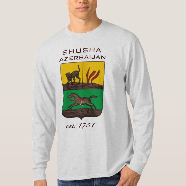 AAC Shusha, Azerbaijan Lang-Hülse T - Shirt (Vorderseite)