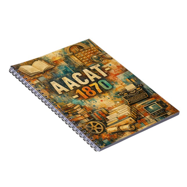 AACAT-1870 Archives Research Spiral Notebook Notizblock (Rechte Seite)