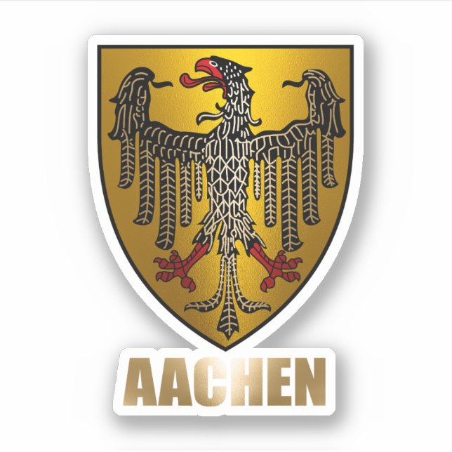 Aachen Aufkleber (Vorderseite)