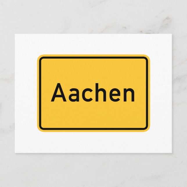 Aachen, Deutschland Postkarte (Vorderseite)