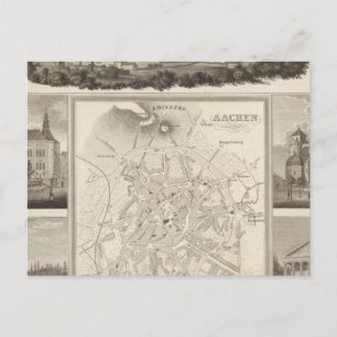 Aachen, Deutschland Postkarte