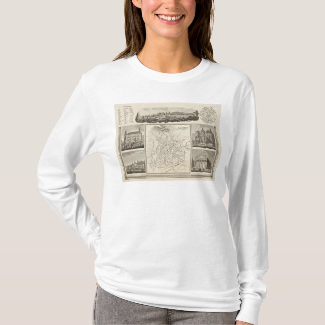Aachen, Deutschland T-Shirt (Vorderseite)