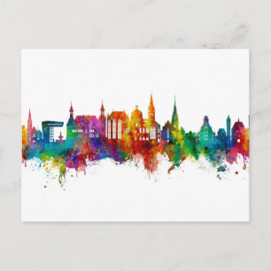 Aachen Germany Skyline Postkarte