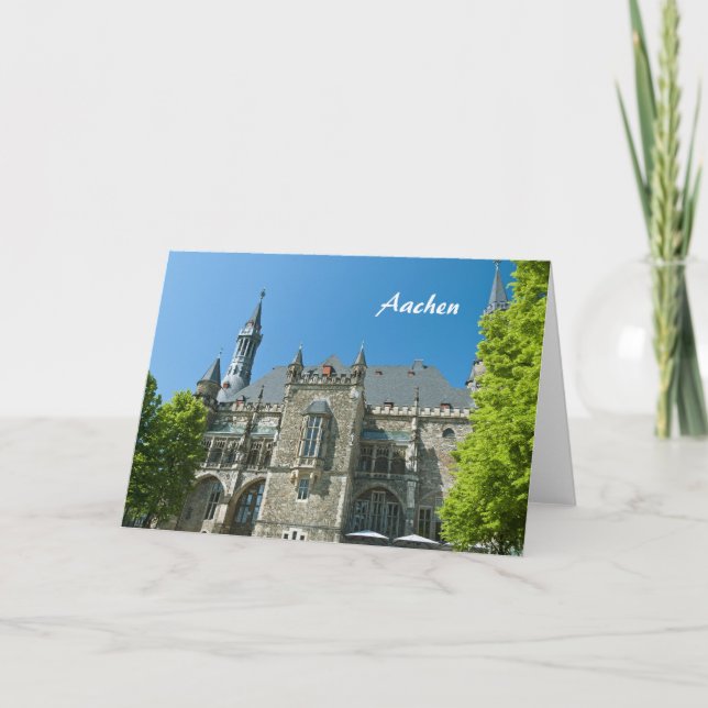 Aachen Greeting Card Karte (Vorderseite)