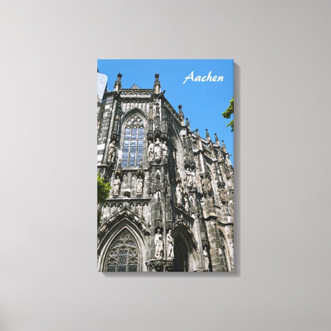 Aachen Wrapped Canvas Leinwanddruck (Vorderseite)