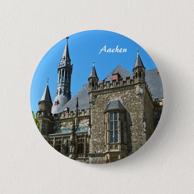Aachener Knopf Button (Vorderseite)