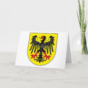 Aachener Wappen-Grußkarte Karte