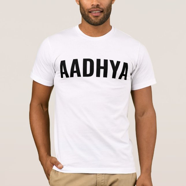 AADHYA Name T-Shirt | Personalisiertes Geschenk fü (Vorderseite)
