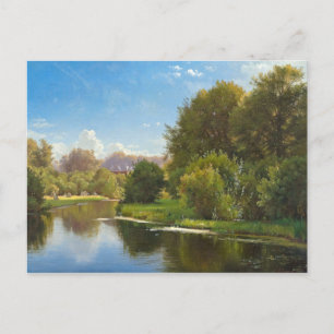 Aagaard Stream Landschaftsbild Malerei Postkarte