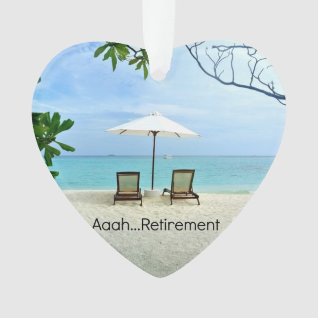 Aah... ruhestand ornament (Vorderseite)