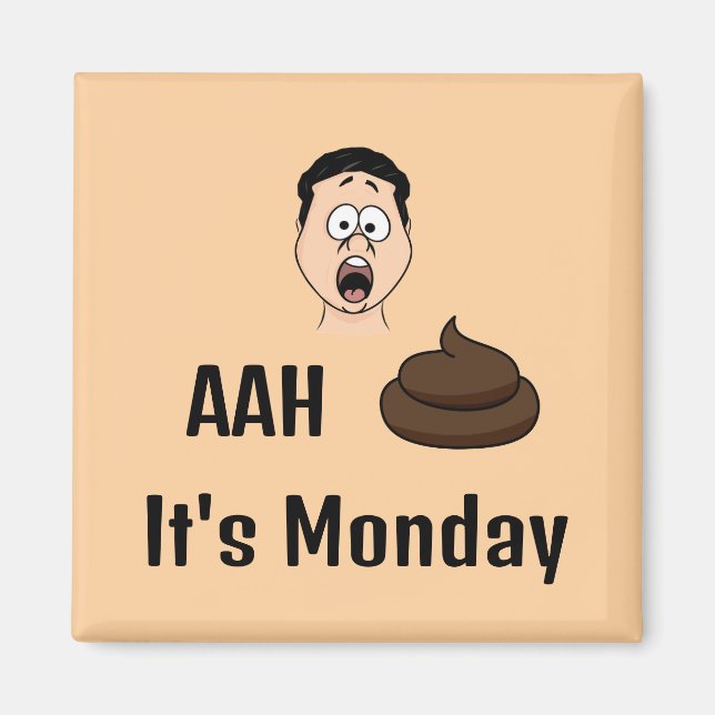 AAh S%# Es ist Montag-Magnet Magnet (Vorne)