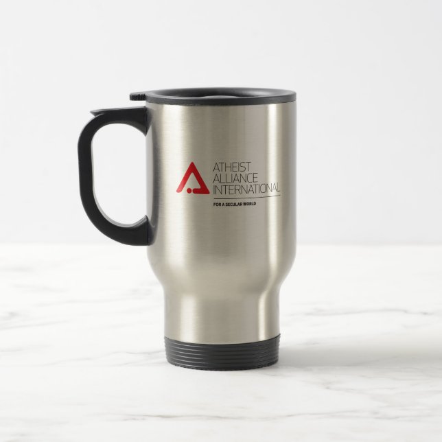 AAI Atheist Travel Mug Reisebecher (Links)