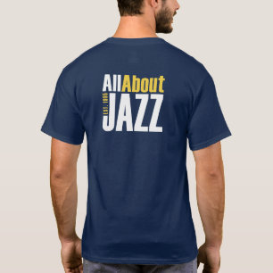 AAJ entspanntes Logo für Vorderseite und Rückseite T-Shirt