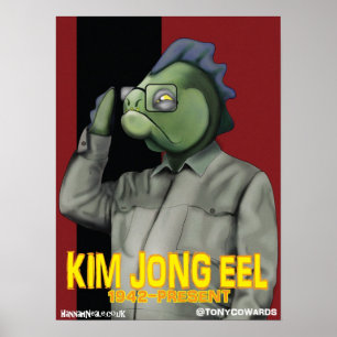 Aal-Druck Kims Jong Poster