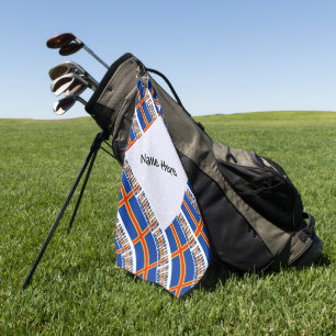 Aaland-Inseln und Ålander-Flagge Kacheln Personali Golfhandtuch