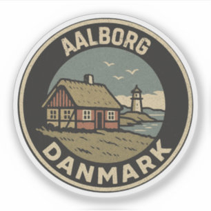 Aalborg, Dänemark Aufkleber