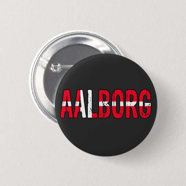 Aalborg, Dänemark Button (Vorne & Hinten)