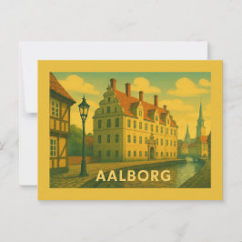 Aalborg Dänemark Stadtansicht Postkarte