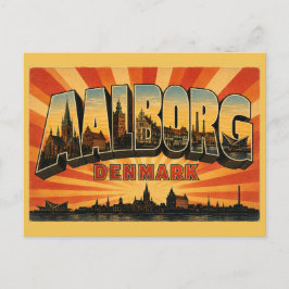 Aalborg Dänemark Stadtansicht Postkarte