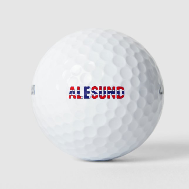 Aalesund Norwegen Golfball (Vorderseite)